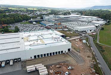 Warehouse expansion at the north plant in Holzminden