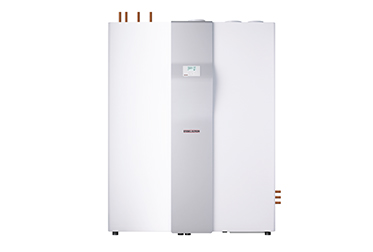 LWZ CS8 compact appliance offering ventilation, underfloor heating, hot water and cooling